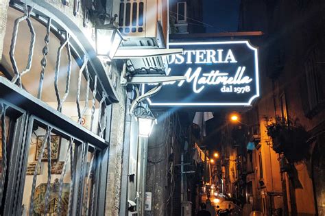 osteria della mattonella napoli